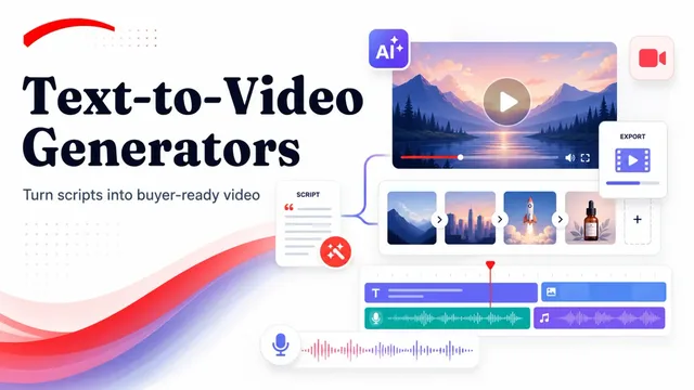 Top 5 Text-to-Video Generators for 2024: Elevate Your Content Creation guide image