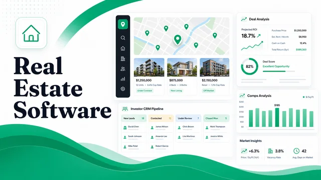 Real Estate Software software category illustration