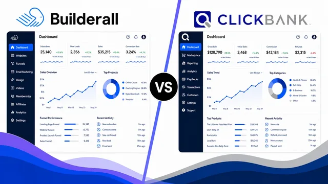 Builderall vs ClickBank: Which One Is Right for You?