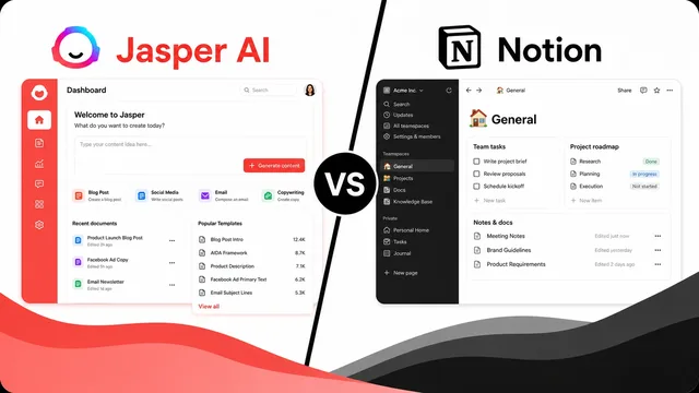 Jasper AI vs Notion: Which Tool is Right for You? guide image