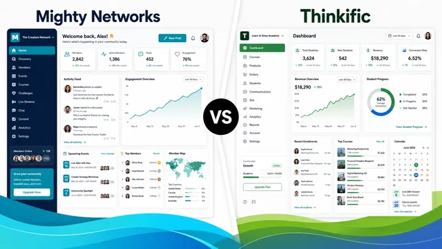 Mighty Network Vs Thinkific: A Comprehensive Comparison guide image