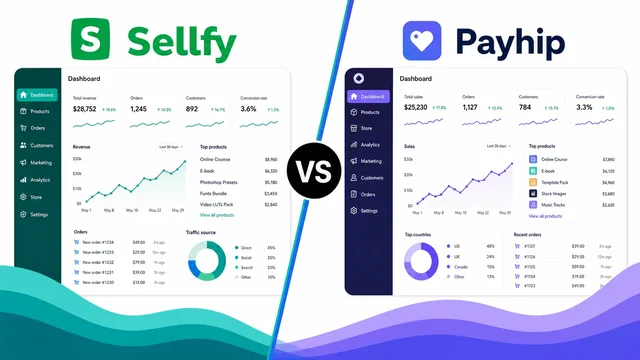 Sellfy Vs. Payhip: Choosing the Right Platform for Your Digital Products guide image