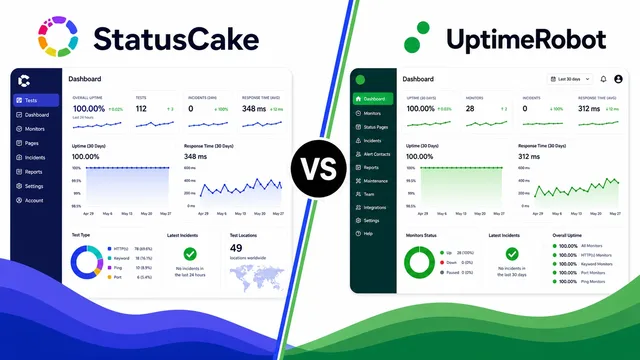 Choosing the Best Website Monitoring Tool: A Detailed Comparison of StatusCake vs Uptime Robot guide image