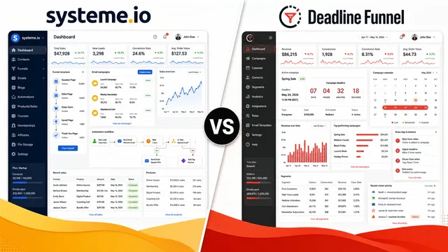 Systeme.io vs Deadline Funnel: Unveiling Marketing Titans guide image