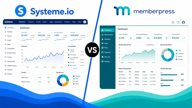 Systeme.io vs MemberPress: Which One is Right for You? guide image