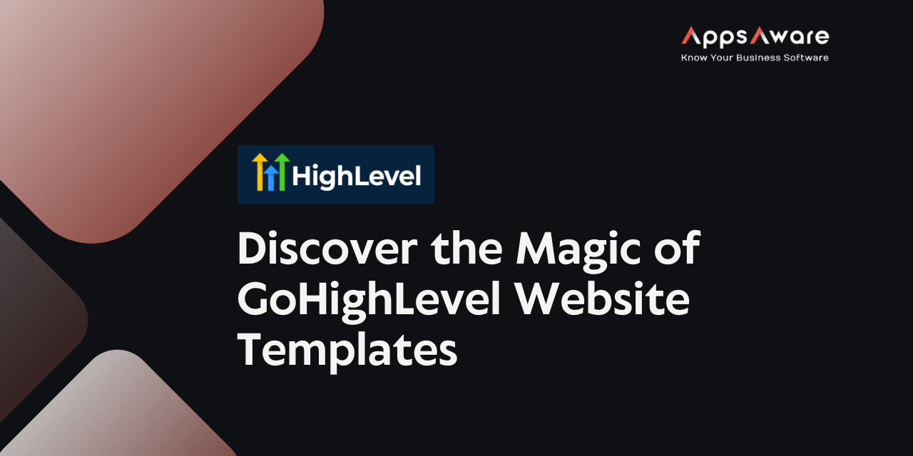Discover the Magic of GoHighLevel Website Templates